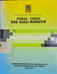 Pernak-pernik Hak Asasi Manusia