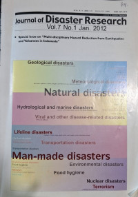 Journal of Disaster Research Vol. 7 No. 1 Jan. 2012