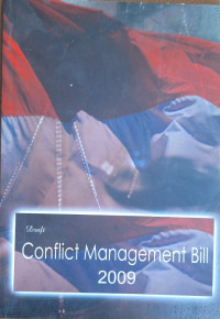 Draft conflict management bill 2009