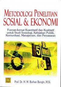 Metodologi Penelitian Sosial dan Ekonomi