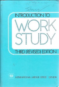 Introduction Work Study Third (Revised) Edition