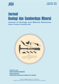 Jurnal Geologi dan Sumberdaya Mineral Vol. 19 No. 4 = Journal of Geology and Mineral Resources