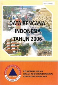 Data bencana indonesia tahun 2006