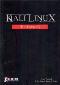Kali Linux : Top Hacking