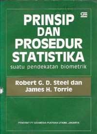 Prinsip dan prosedur statistik: suatu pendekatan biometrik
