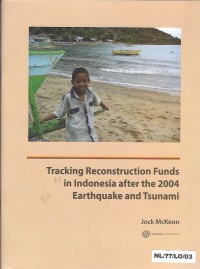Tracking reconstruction funds in indonesia after the 2004 earthquake and tsunami
